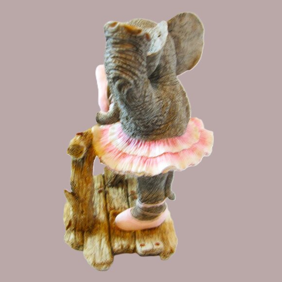 Tuskers Elephant In Pink Skirt Going Over Fence Nadia - Picture 3 of 4